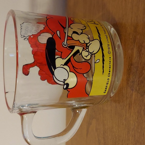 Vtg.1978 Garfield McDonald's Glass Mugs - Picture 16 of 16